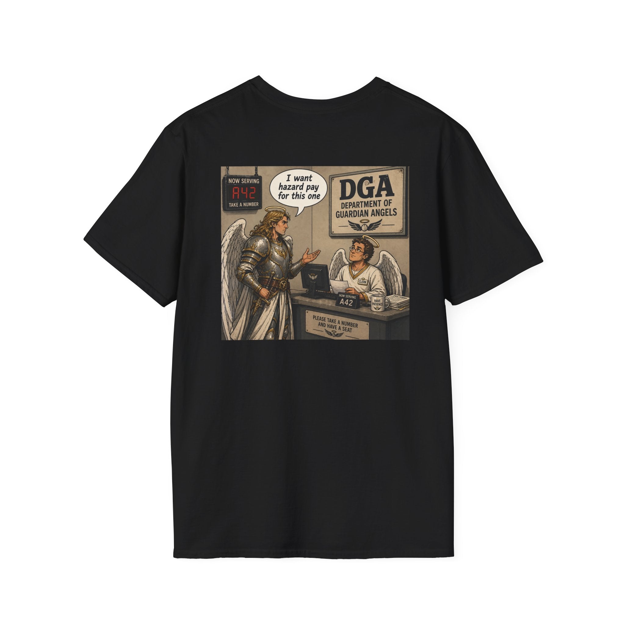 T-Shirt — 'DGA Department of Guardian Angels' Vintage Comic Tee